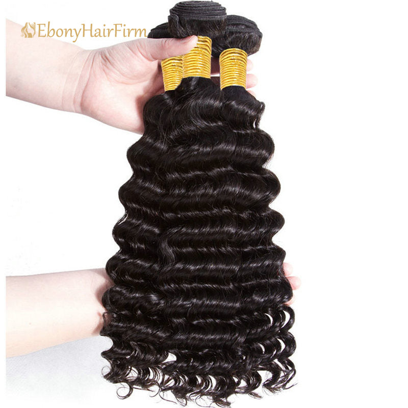12A Best Quality Brazilian Deep Wave Hair Bundles