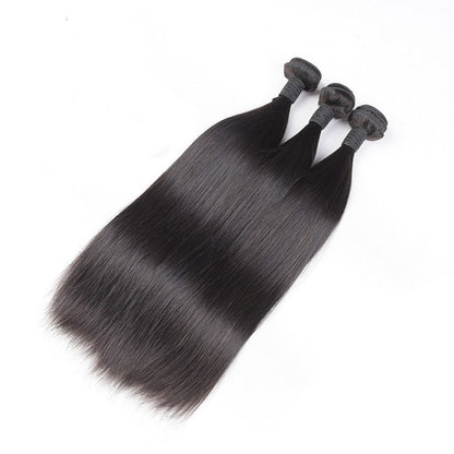 4 / 3 Bundles of Brazilian Straight Hair Sew in Weave