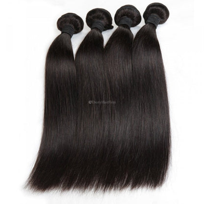 Raw Indian Straight Hair Bundles Indian Remy Straight Weave