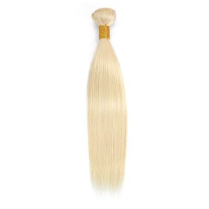 Straight 613 Blonde Human Hair Bundles Brazilian Blonde Hair