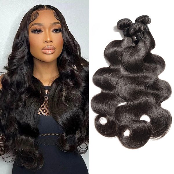 4 / 3 Bundles of Brazilian Body Wave Hair Sew in Weave