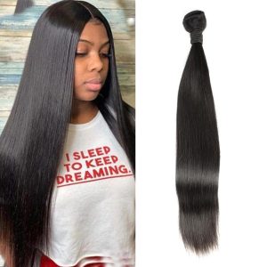 100 Unprocessed Virgin Brazilian Straight Human Hair Bundles