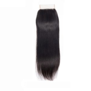 Free Part 4x4 Lace Closure Straight Brazilian Straight Closure 4 By 4