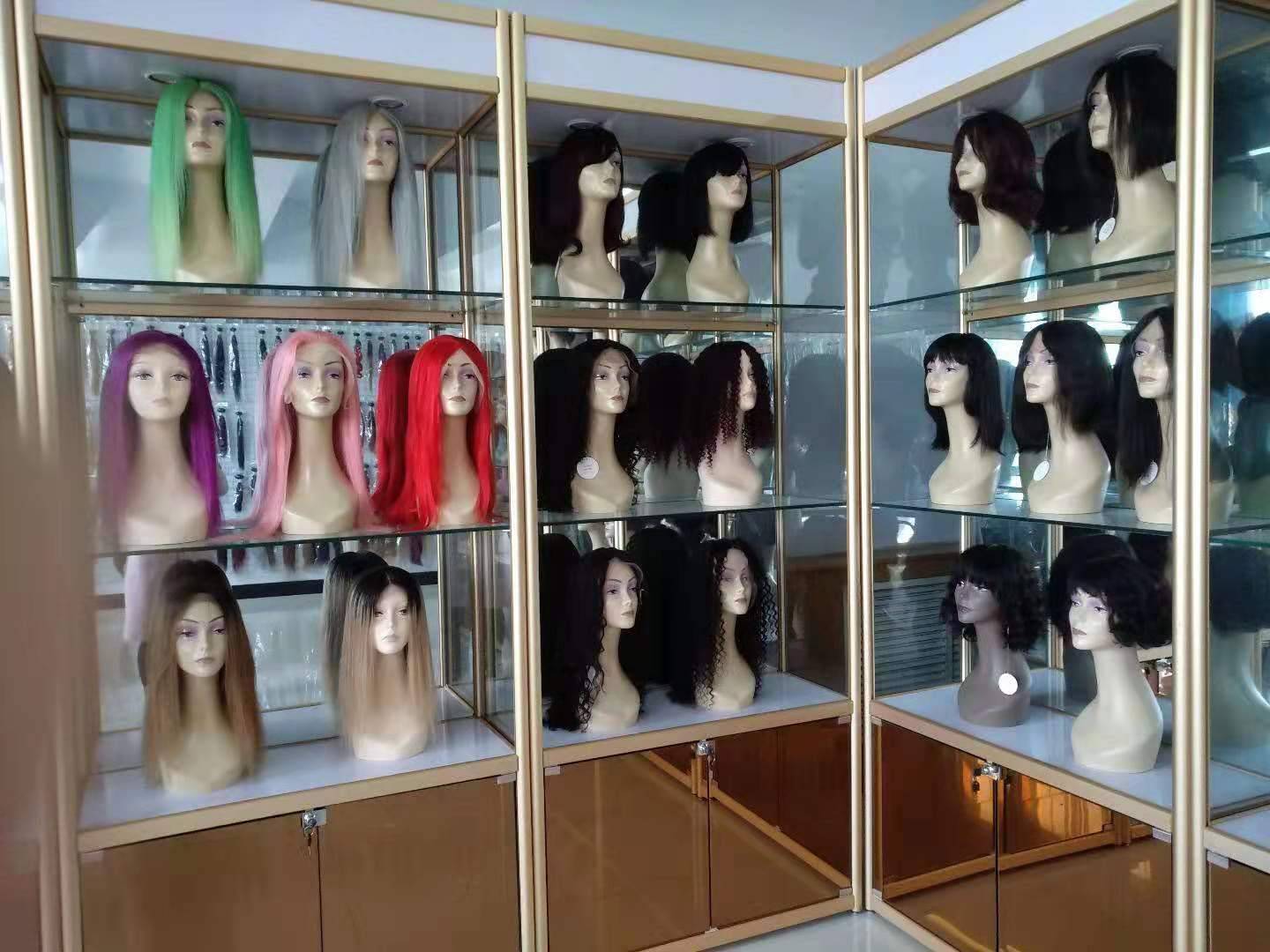 Human Hair Lace Front Wig Showroom