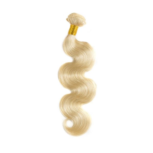 613 Blonde Body Wave Hair Bundles Brazilian Blonde Weave